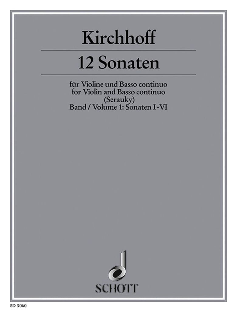 Twelve Sonatas Band 1